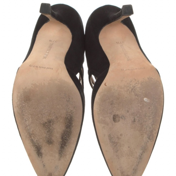 Manolo Blahnik Suede Pumps - Picture 5 of 5